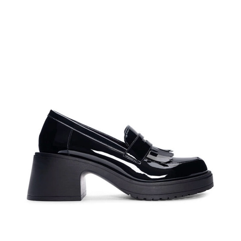 Dirty Laundry Black Patent Loafers